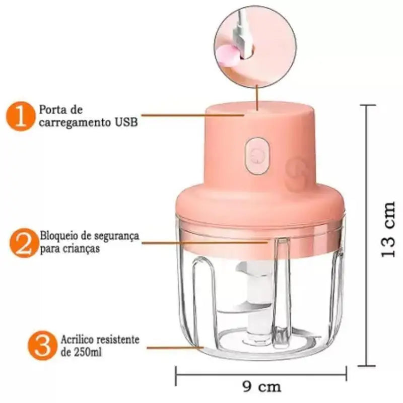 Mini Processador 250ml