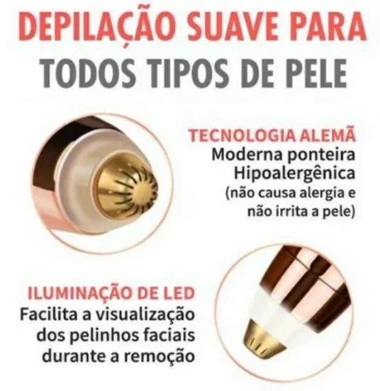 Caneta Depiladora Sobrancelha